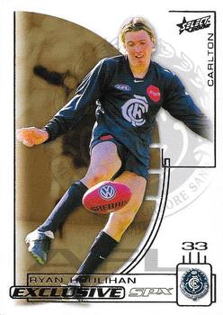 2002 Select AFL Exclusive SPX #66 Ryan Houlihan Front